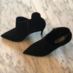 Steve Madden ankle booties.